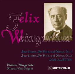 Felix Weingartner Zwei Sonaten Fur Violine und Klavier No.1 Op42-1, No.2 Op42-2 tFbNXECKgi[ @CIƃsAm̂߂̃\i^1 2